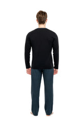 MOD Men Button Placket Pajama Set